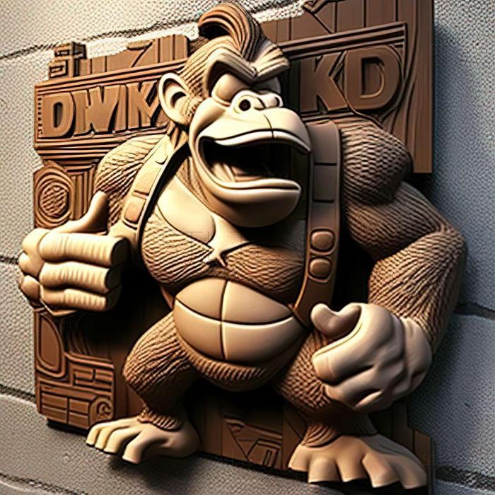 3D модель Донки Конг из Донки Конга (STL)